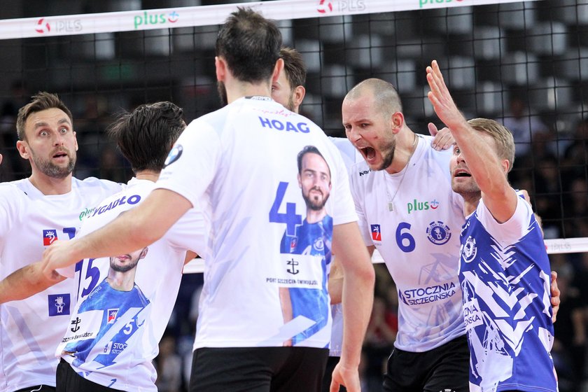 Siatkowka. PlusLiga. Stocznia Szczecin - ZAKSA Kedzierzyn-Kozle. 17.10.2018