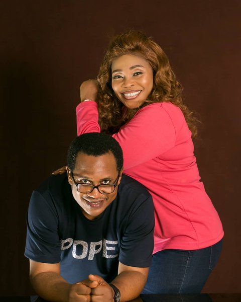 Tope Alabi and her husband, Soji Alabi [Instagram/TopeAlabi]