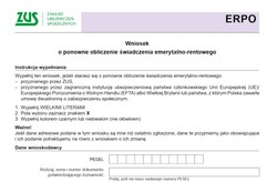 Emerytura wyższa po ponownym przeliczeniu - jak zgłosić do ZUS?