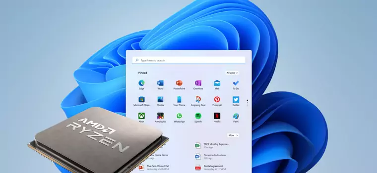 Łatka dla Windows 11 w drodze. Usunie problem z wydajnością Ryzenów