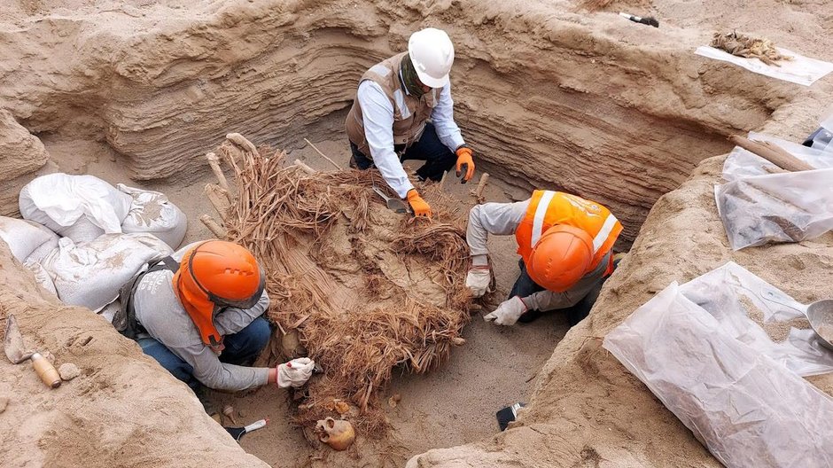 Prace archeologiczne w Chilica w Peru