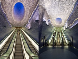 Najbardziej imponujące stacje metra w Europie (ZDJĘCIA)