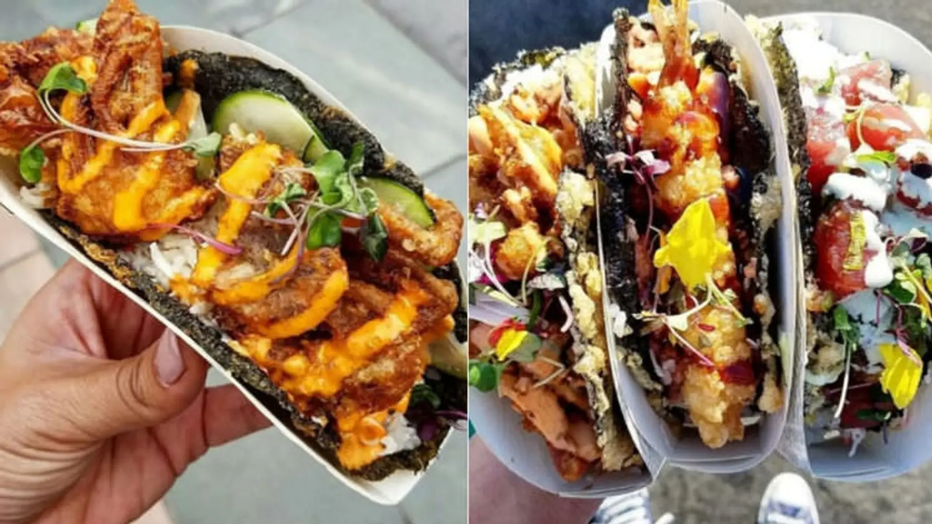 Sushi tacos, fuzja kuchni japońskiej i meksykańskiej, to najnowszy trend w street foodzie