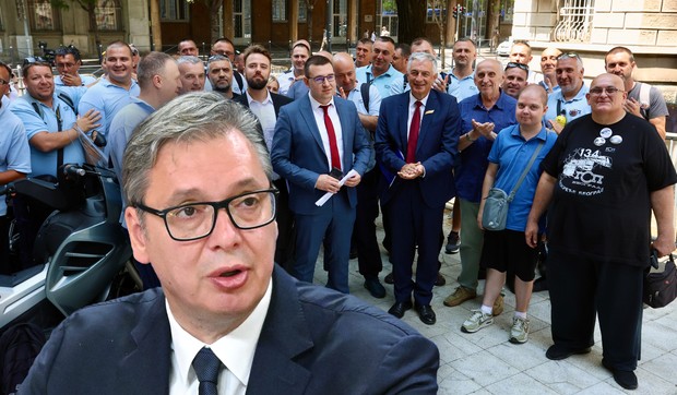 Aleksandar Vučić sa predstavnicima zaposlenih u Gradskom saobraćajnom preduzeću Beograd 
