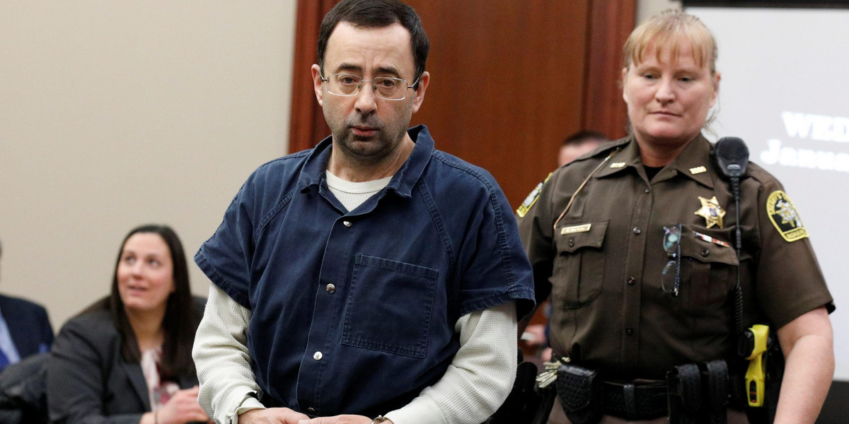 Larry Nassar przez lata był lekarzem kadry gimnastycznej USA