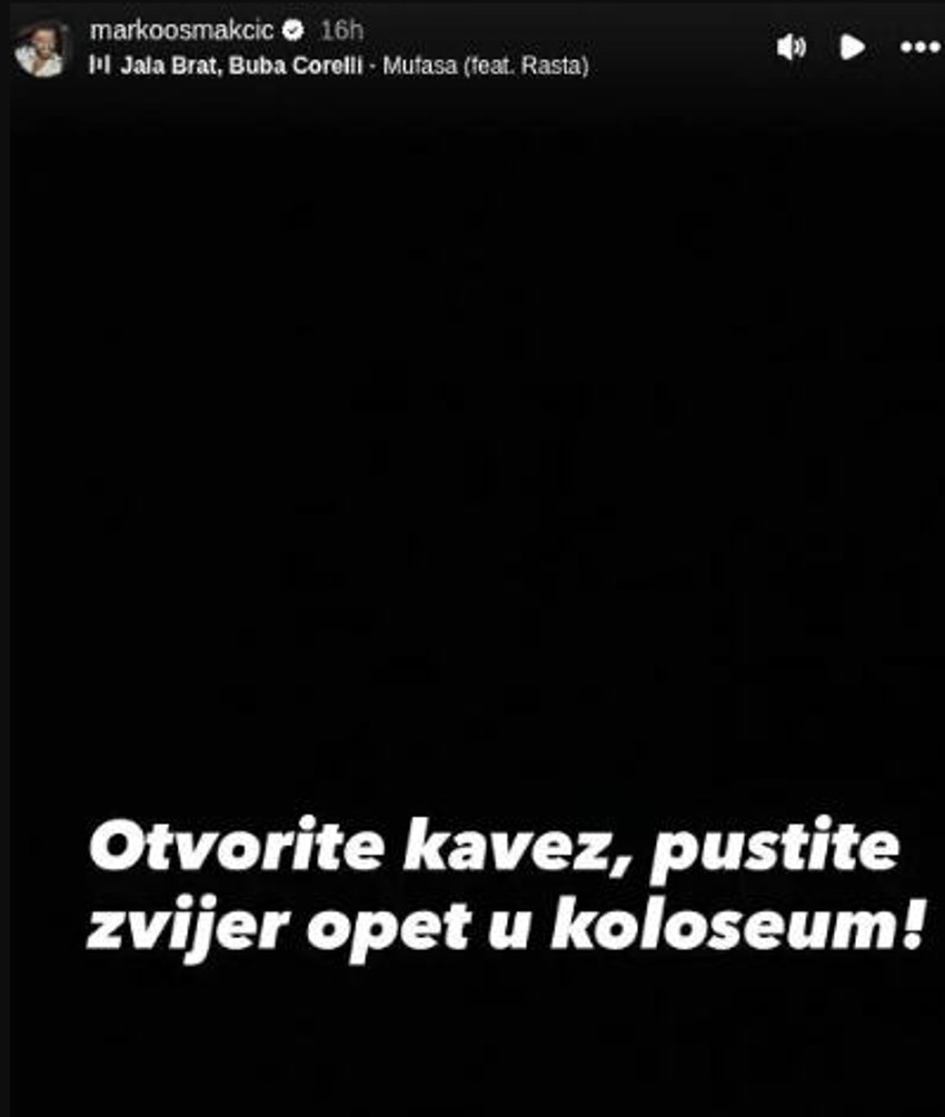 Marko Osmakčić nakon diskvalifikacije poslao poruku Velikom šefu