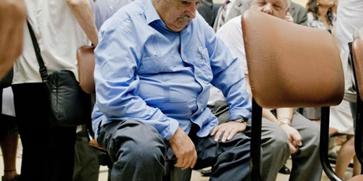 Prezydent Urugwaju czekał w kolejce do szpitala