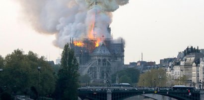 Pożar katedry Notre Dame w Paryżu. Relacja na żywo