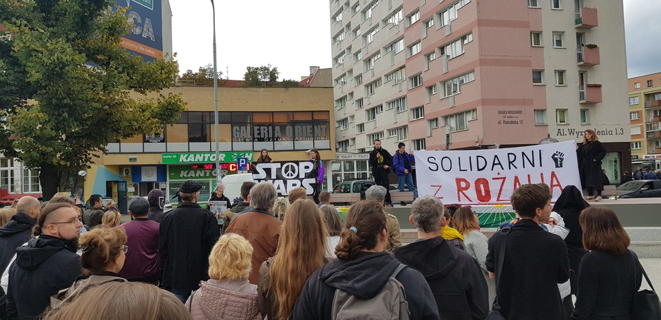 Manifestacja wspierająca Kurdów