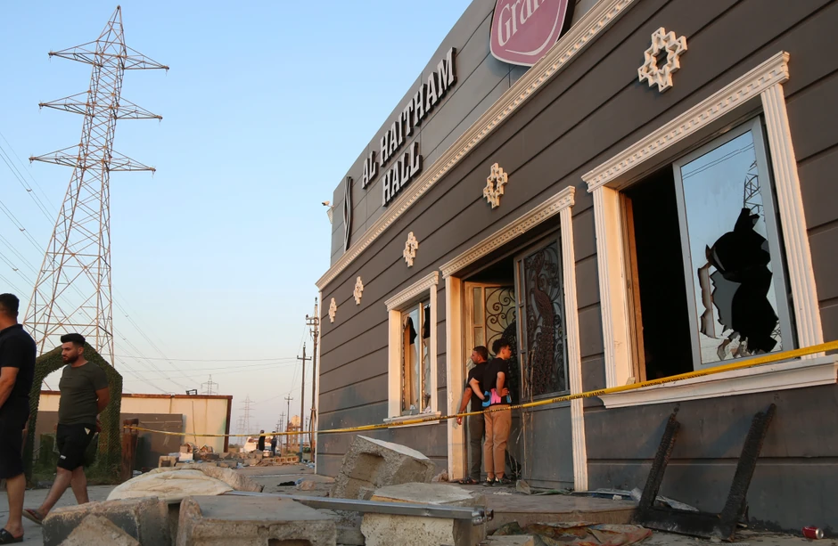 Požar na svadbi u Iraku