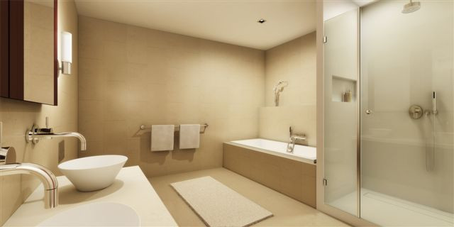 Złota44 - apartament - łazienka (4) - fot. materiały prasowe Orco Property Group