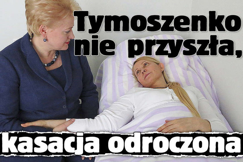 Tymoszenko nie przyszła