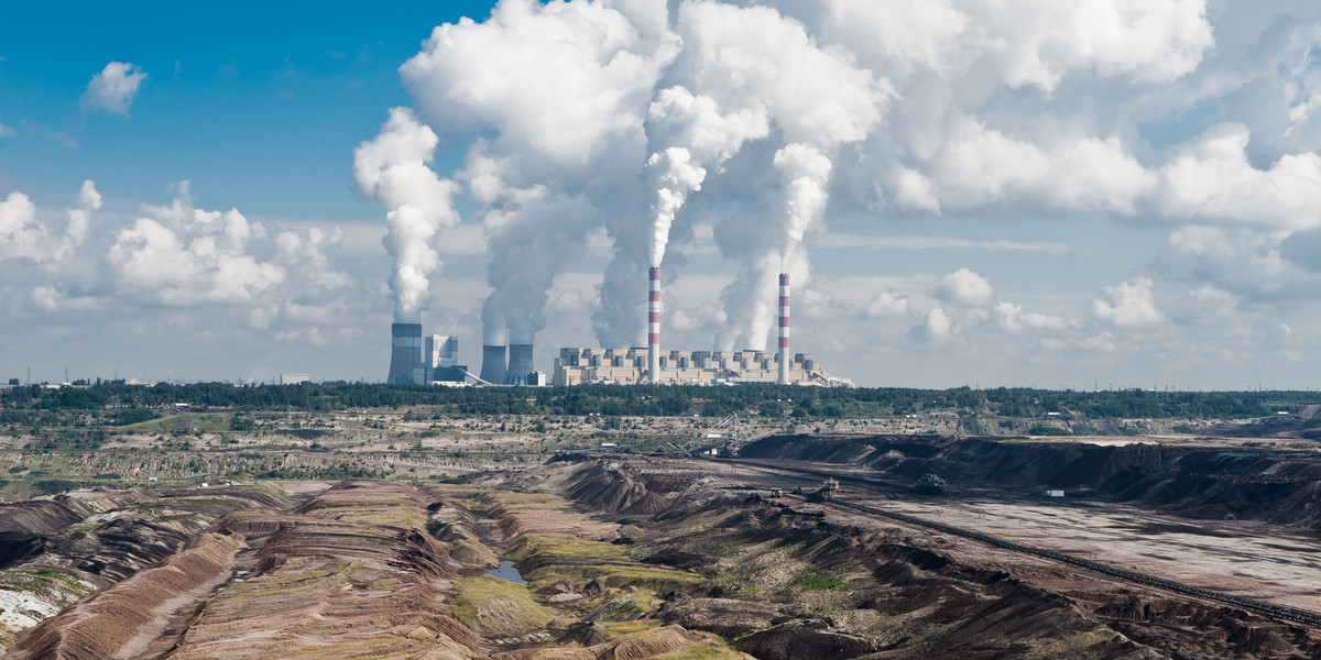 Grupa PGE bije rekordy w emisji CO2 (na zdj. Elektrownia Bełchatów).