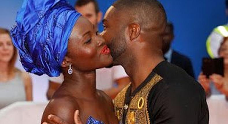 Lupita Nyong'O, David Oyelowo on the red carpet at TIFF 'Queen of Katwe' premiere