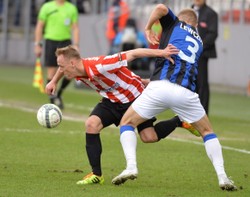 T-Mobile Ekstraklasa: Zawisza pokonał Cracovię 2:0. WIDEO