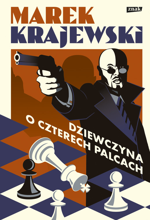 Marek Krajewski, "Dziewczyna o czterech palcach": okładka książki