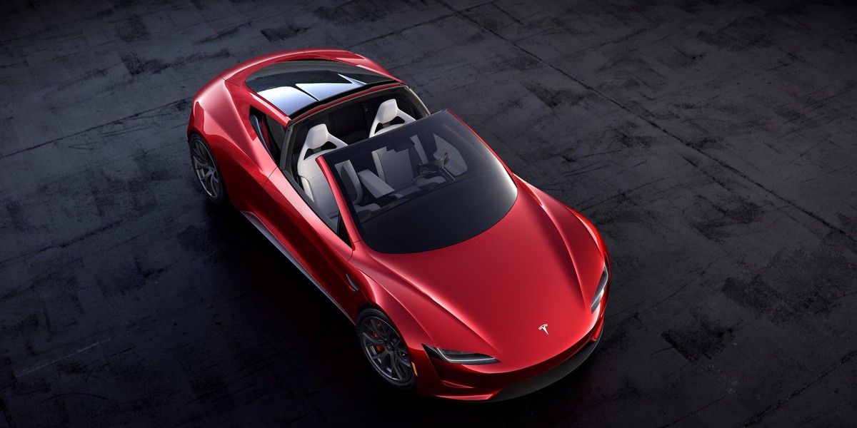 Tesla Roadster była niespodzianką