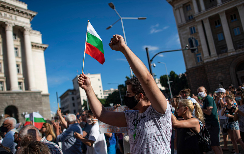 Bułgaria: Antyrządowa demonstracja w Sofii, starcia z policją