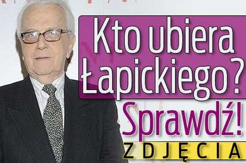 Kto ubiera Łapickiego? Sprawdź! ZDJĘCIA