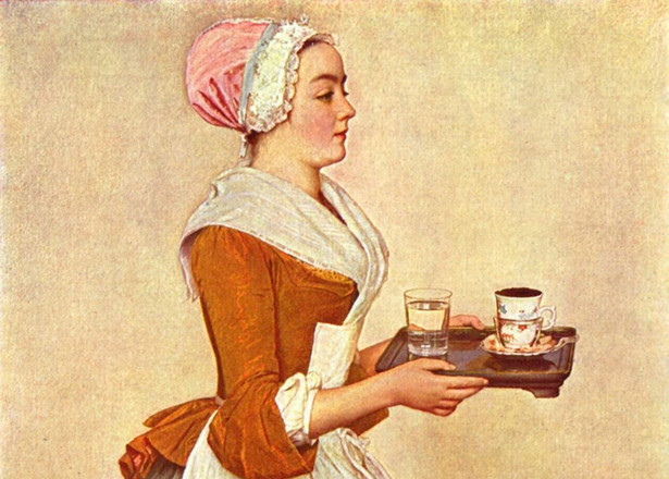 Jean-Étienne Liotard „The Chocolate Girl" (pastel, od 1743 do 1745 )