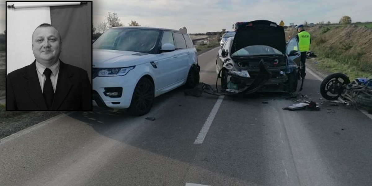 W wypadku zginął radny Józefowa Grzegorz Berdzik.