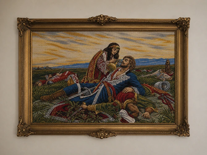 Vrednost goblena "Kosovka devojka" zavisi od mnogih detalja 