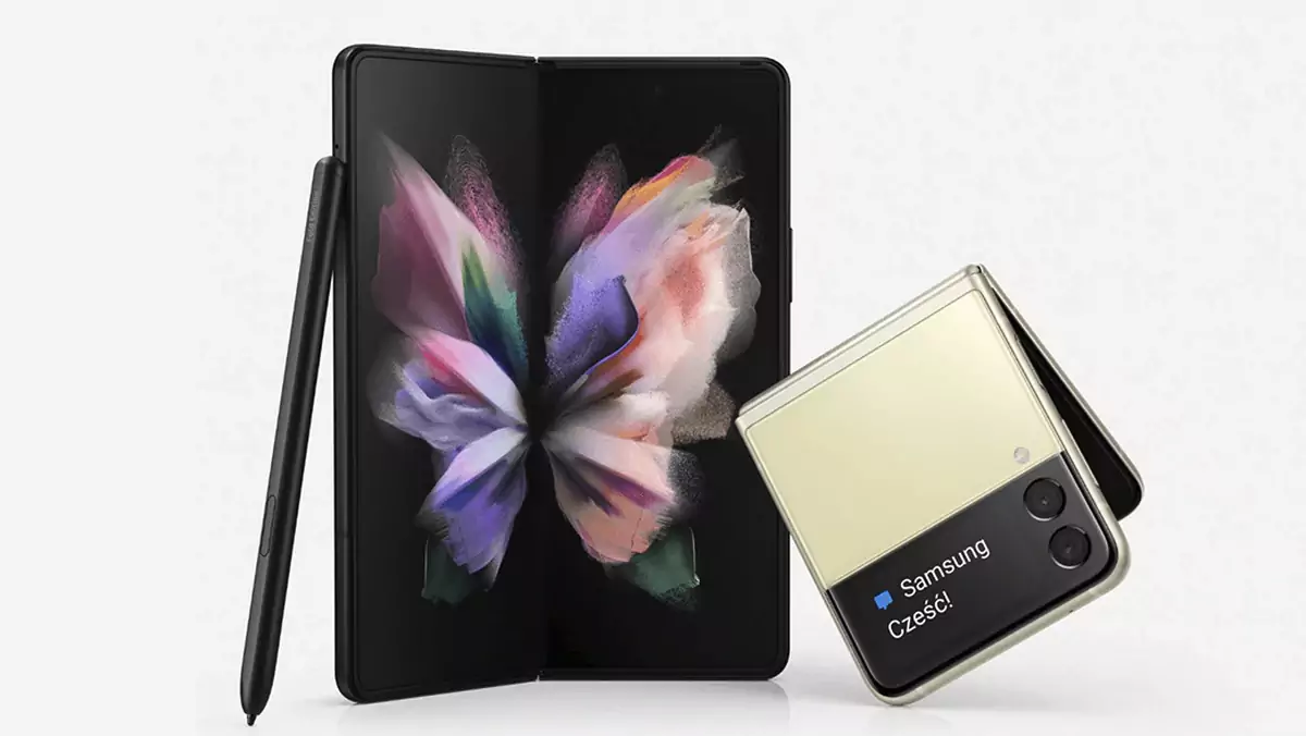 Nowe składane smartfony Samsunga: Galaxy Z Fold3 i Z Flip3.