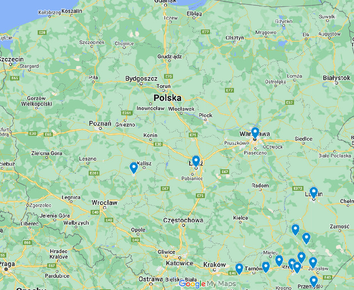 Gdzie jest legionella? Mapa / Paulina Wójtowicz