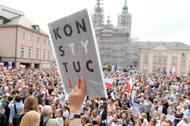 Manifestacje przed Sądem Najwyższym