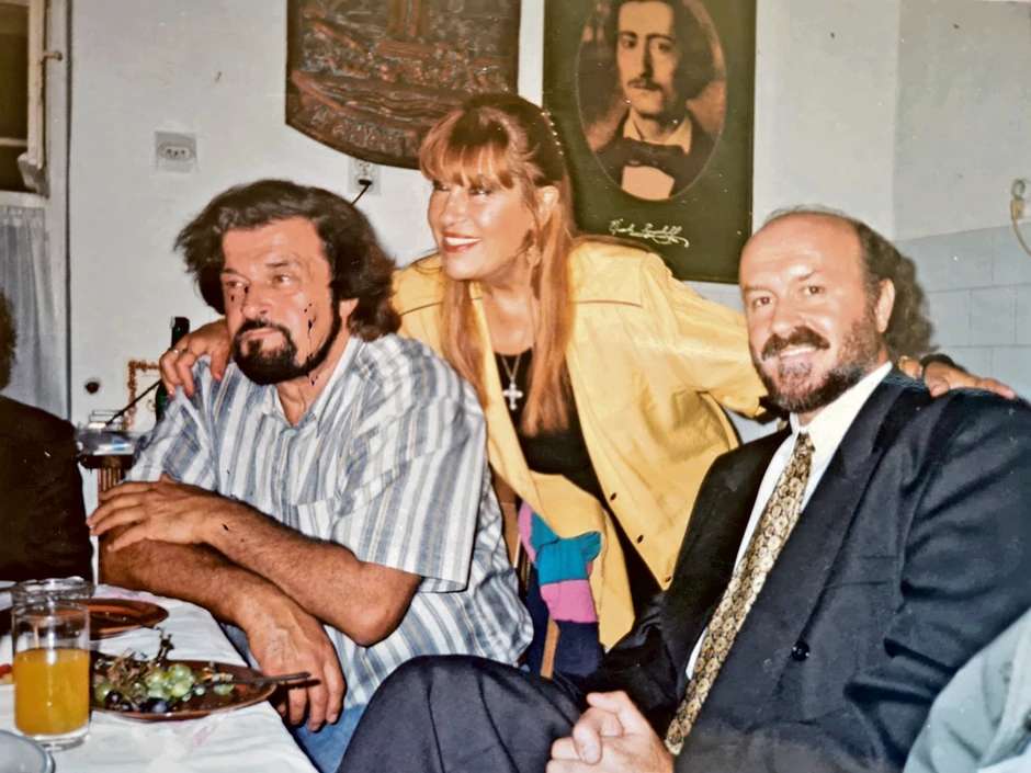 Živan Saramandić, Milka Stojanović i Nenad Grujičić u Brankovom kolu, 1998