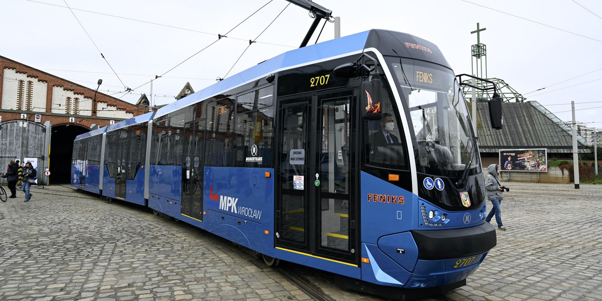 Nowe wrocławskie tramwaje będą niebieskie