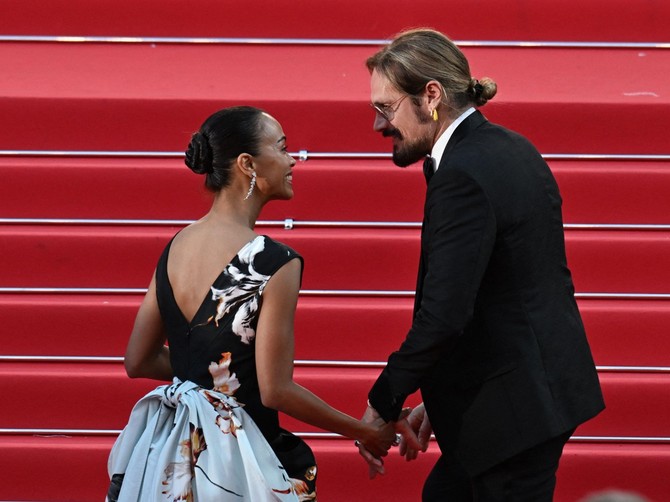 Zoe Saldana sa mužem na Kanskom festivalu: Slavili veliki Markov uspeh