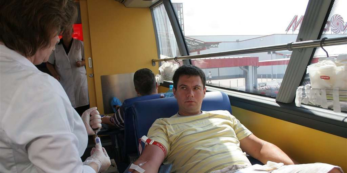 Oddaj krew dla radnego Zawiei