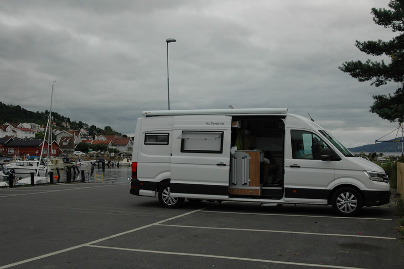 Volkswagen Crafter kamper – podróż po Norwegii