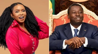 Yemi Alade reacts to rumors of being pregnant for Togo president