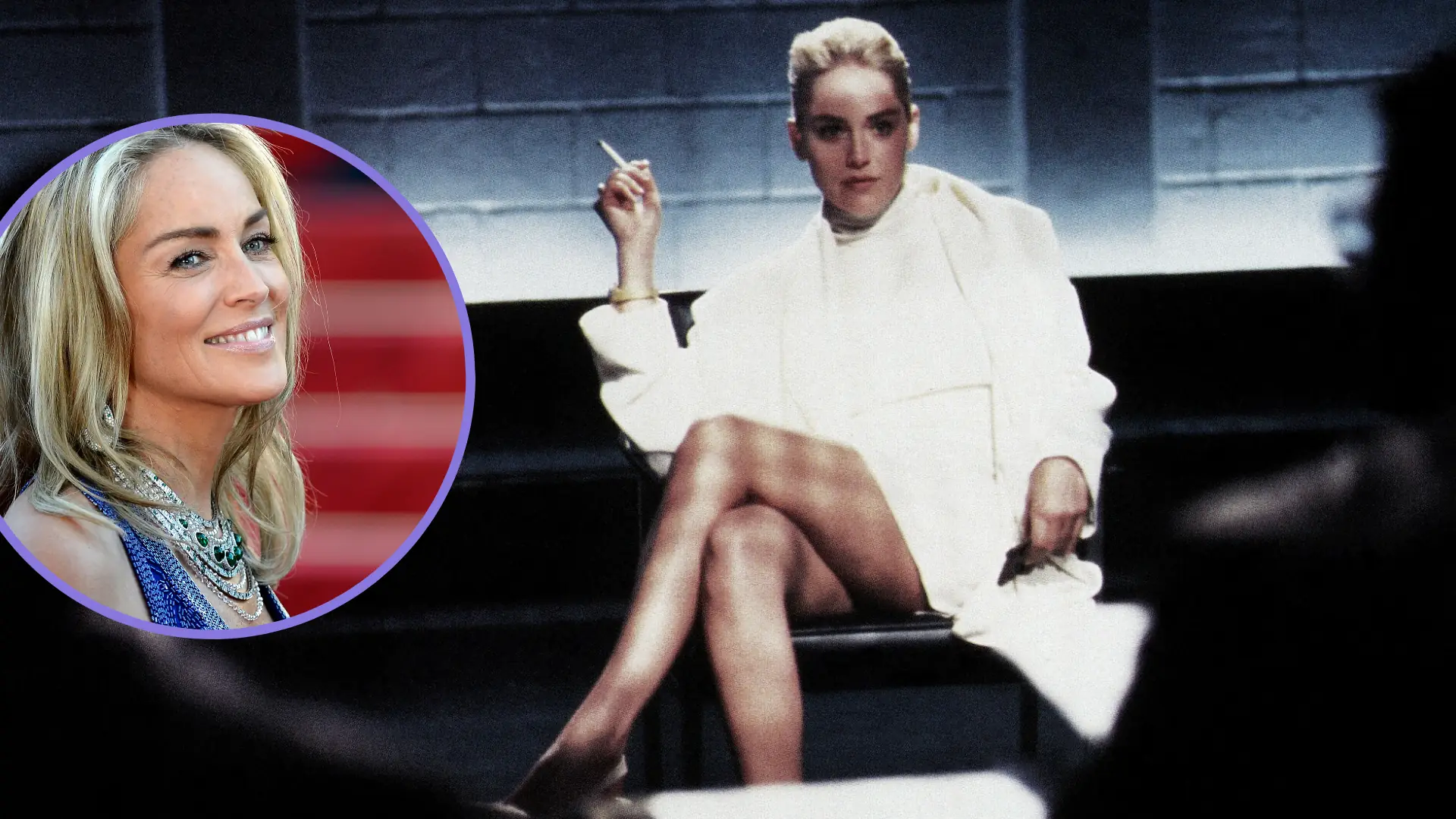 Sharon Stone odtworzyła TĘ scenę z "Nagiego instyktu" w hiszpańskim "Harper’s Bazaar"