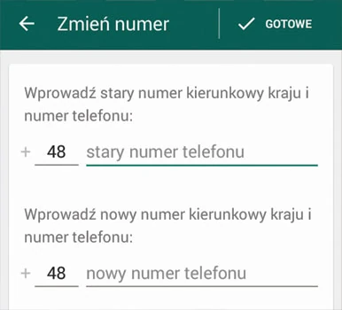 Whatsapp zmiana telefonu