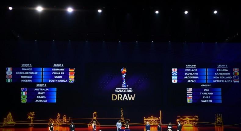 England and Scotland were placed in the same group as the women's 2019 World Cup draw took place in Boulogne-Billancourt just outside Paris on Saturday