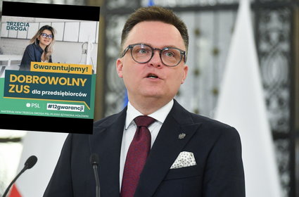 Dobrowolny ZUS. Marszałek Hołownia zaprzecza, a tak było naprawdę