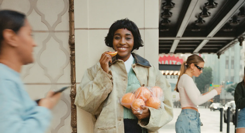 American-Nigerian actress Ayo Adebiri discovered her own fashion sense while in the University [Vogue]