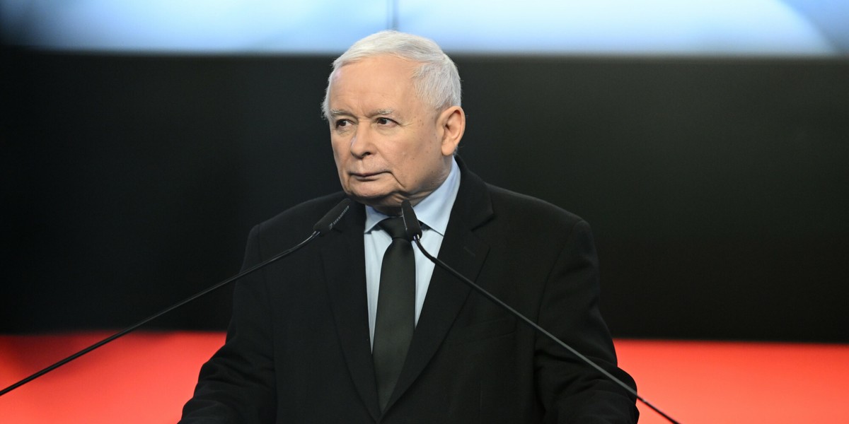 Prezes PiS Jarosław Kaczyński