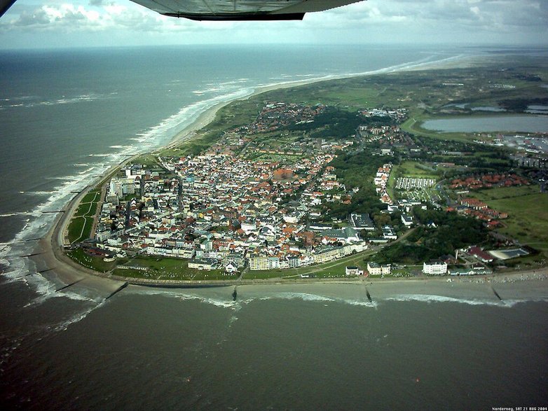 Widok na wyspę Norderney