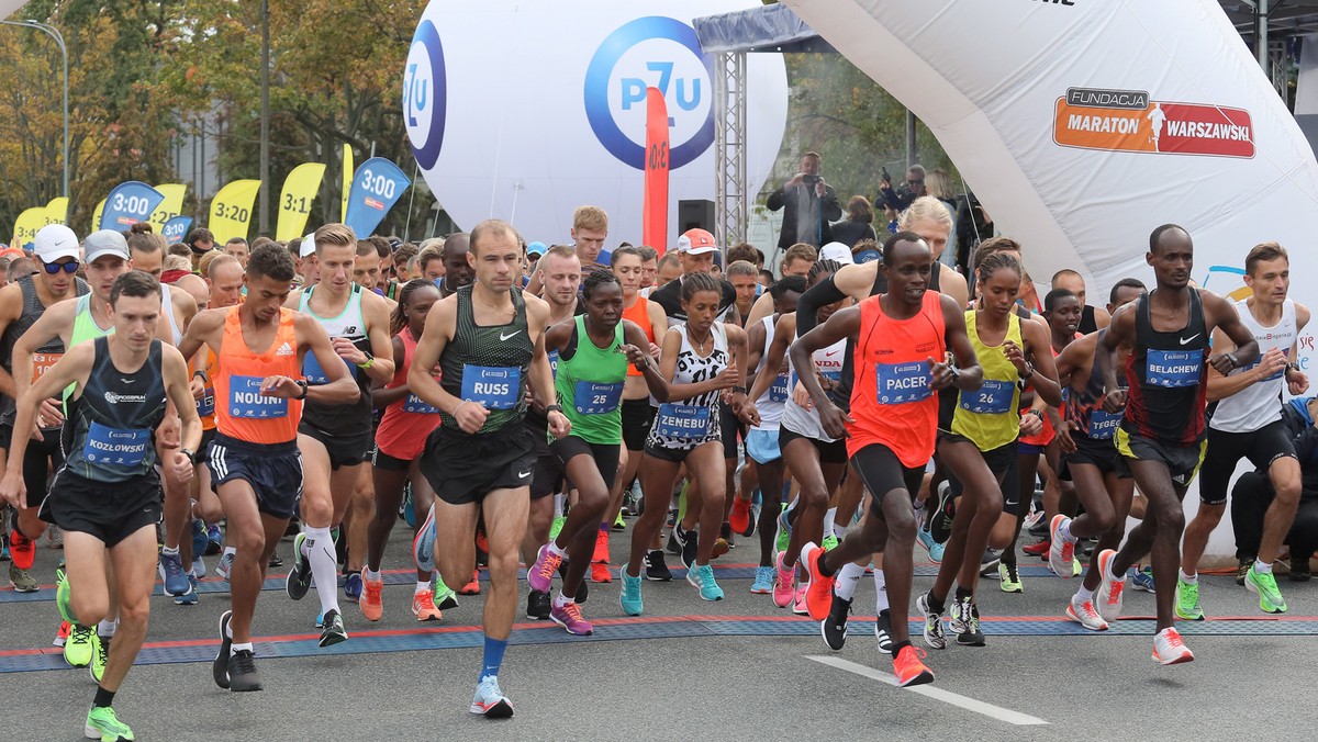 41. PZU Maraton Warszawski wystartował. Oprócz maratończyków na trasę wybiegną też uczestnicy "7. Biegu na piątkę" - przekazało biuro prasowe Urzędu Miasta st. Warszawy. W związku z maratonem zmieniono komunikację w stolicy.