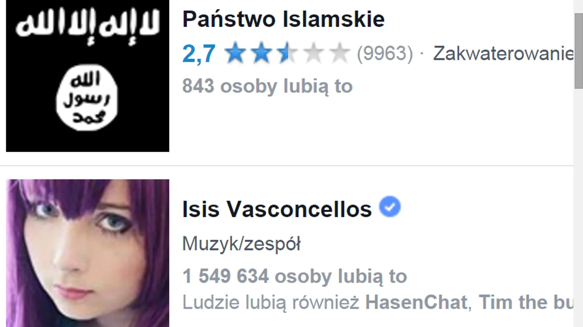 Nie tylko dziewczyna o imieniu Isis, czyli kogo jeszcze Facebook może zablokować w związku z atakami na Paryż