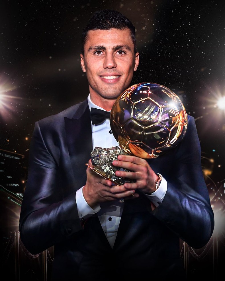 Rodri win the Golden Ball