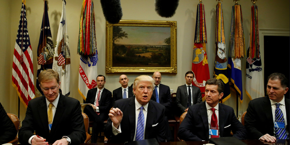 CEOs from the 'big 3' automakers met with Trump at the White House to talk jobs
