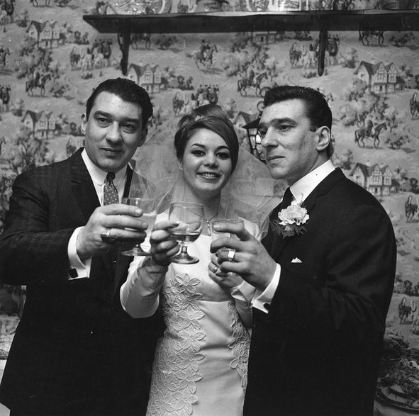 Ronnie, Frances Shea i Reggie w 1965 r.