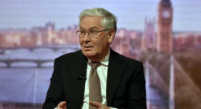 Former BoE Governor King says finance ministry will have to row back on Brexit warnings