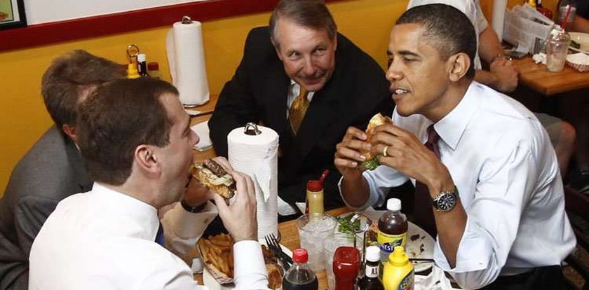 Obama i Miedwiediew. Hamburgerowy szczyt
