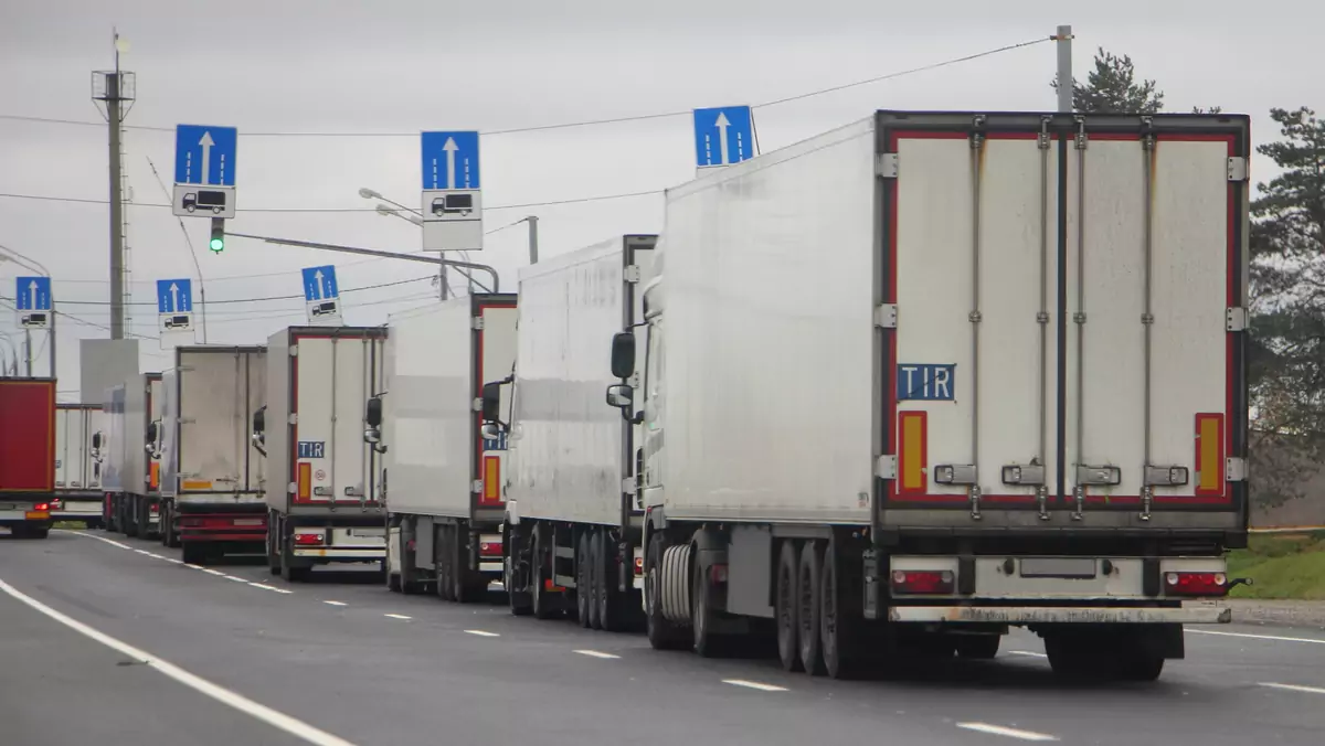 W weekend rośnie kolejka ciężarówek na polsko-białoruskim przejściu granicznym w Bobrownikach | zdj. ilustracyjne